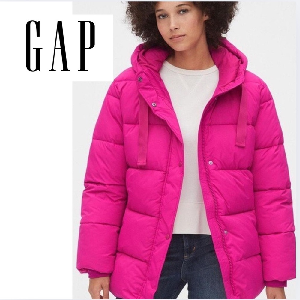 GAP Pink Puffer Jacket size S